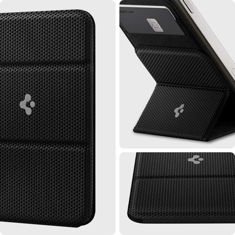 Suport magnetic pentru carduri, compatibil cu telefonul – accesoriu practic 2 în 1