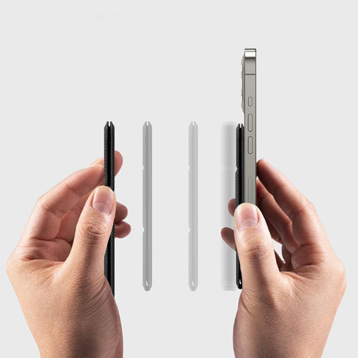 Suport magnetic pentru carduri, compatibil cu telefonul – accesoriu practic 2 în 1